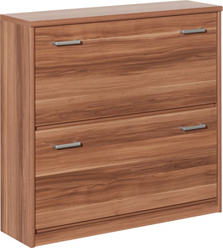 CS Schmalmöbel 65/82 Schuhschrank 82 Soft Plus Nussbaum (87x84x27) - 2