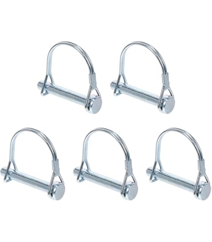 PATIKIL 4 Pcs Shaft Locking Pins - 3/8x2 Inch Safety Coupler Pins With Ear For Tractor Trailer