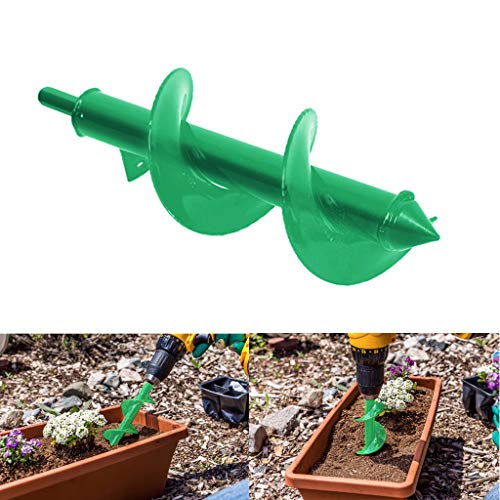Preisvergleich Produktbild Garten Handbohrer Erdlochbohrer Spiralbohrer, Pfahlbohrer Schnecken Bohrmaschine Hand Bohrer Erdbohrer Garten Pfahl Loch für das Pflanzen von Bäumen Earth Auger Replacement Planting Auger Spiral