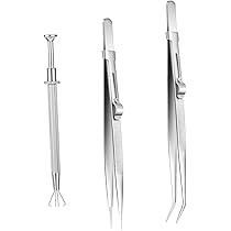 3 Pinze Raccolta Piccoli Oggetti - In Acciaio, Per Perle E Elettronica - Foto 13