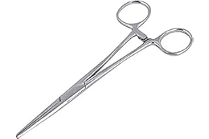 WUWYOUWL Forbici da toelettatura per animali domestici, accessori per il taglio di peli di cani di gatto, clip di bloccaggio per la pulizia dell'orecchio di animali domestici (16cm diritta)