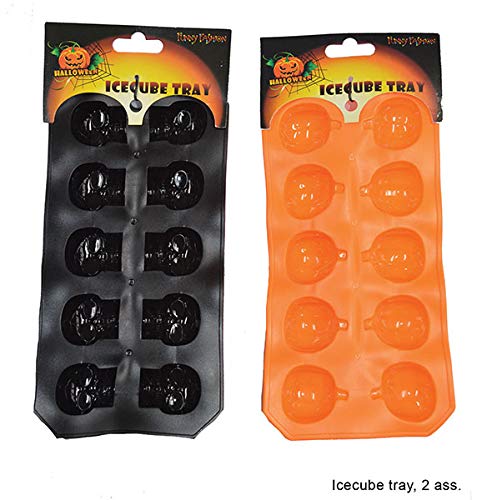 Preisvergleich Produktbild Funny Fashion Eiswürfelform Totenköpfe Halloween