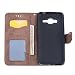 Galaxy J3 2016 Case,Samsung J3 2016 Wallet Case,Leeook Retro Elegant Pretty Creative Borwn Embossing Love Heart Butterfly Flower Flip PU Leather Fold Wallet Pouch Case with Strap Stand Credit Card ID Cash Holders Book Style Stand Function Magnetic Closure Case Cover for Samsung Galaxy J3 2016 + 1x Black Stylus