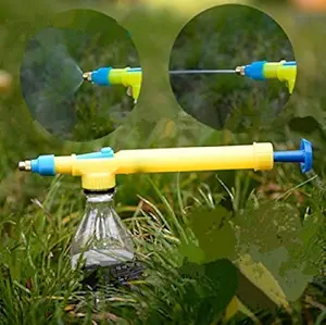Myaka Bottle Sprayer for Plants Garden Pesticide Car Wash with Adjustable Brass Nozzle Sprayer (Assorted, Pack of 1)