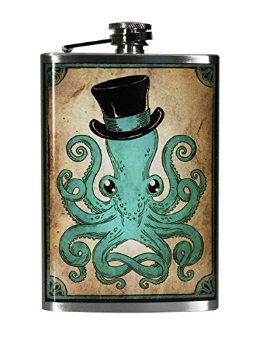 Trixie & Milo Gentleman Octopus Hip Flask