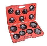 Ölfilterschlüssel 15tlg Koffer Ölfilter Kappen Öl Wechsel KFZ Werkzeug Satz