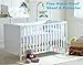 Solid Wooden Baby Cot bed Cotbed Toddler Bed & Premier Water repellent Mattress Made in England
