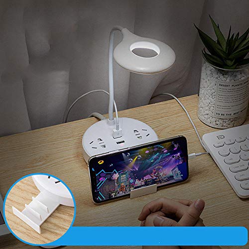 Preisvergleich Produktbild Creative-Einsatz, Tischlampen-Buchsenklemme Creative-Dimmleuchte USB-Stecker Verlängerungskabel Mini Creative-Streifen, weiß