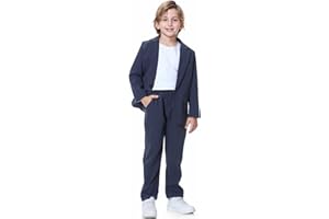 LOLANTA Completo da Ragazzi 2 Pezzi Blazer e Pantaloni per Bambini, Abbigliamento per Il Tempo Libero o Abito da Festa di Nozze, 3-13 Anni