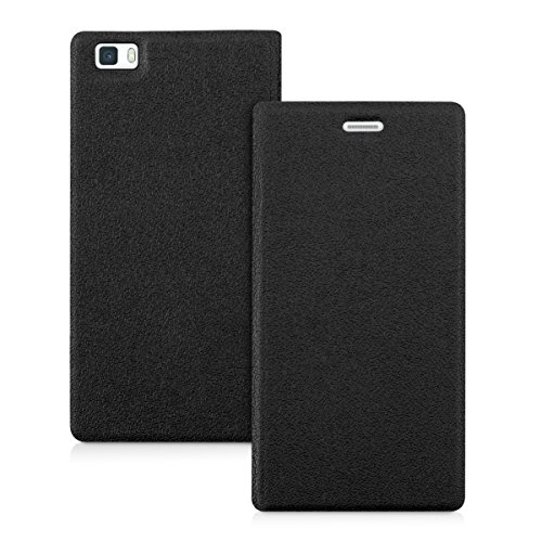 kwmobile Funda para Huawei P8 Lite 2015 - Carcasa con Tapa Tipo Libro para m vil - Case Protector en Negro reviews kwmobile Funda para Huawei P8 Lite 2015 - Carcasa con Tapa Tipo Libro para m vil - Case Protector en Negro