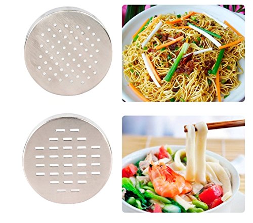 Union Tesco Edelstahl drehbar Spätzlepresse Mit 5 Nudel Form - 4