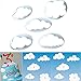Produktbild HENGSONG 5tlg. Keks Ausstechformen Cloud Wolken Ausstecher DIY Fondant Ausstechformen Deko Utensilien Modellierwerkzeug Fondant Kuchen Tortendekoration für Backen