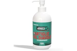 FLICKA CREMA ARNICA e ARTIGLIO DEL DIAVOLO Gel Forte Arnica per Cavalli uso umano, crema riscaldante muscoli sportiva pomata antinfiammatoria forte Azione rapida 100% Naturale Italiana