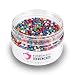 Produktbild Raspberry Moon Metallic Orbeez Perlen (120 gr, Metallic Bunt), Glitzer-Partikel, Pastel-Farben, Wasserperlen, Aqualinos, Deko, Vasen, Hochzeit, Pflanzen, taktiles Spielzeug