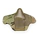 Produktbild haoyk Half Face faltbar Mesh Maske im Militär-Stil Bequem verstellbar Tactical unten Face Schutzmaske, multicam