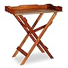 Pflanztisch Beistelltisch Aus Holz Zinkplatte Braun B78 X T39 X H82 Cm