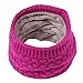 Produktbild TAOtTAO Plüsch gestrickter Warmer Schalschal aus Wolle Kinder Winter Warmer Schal Jungen Mädchen Kinder Baby Gestrickte Kragen Halstücher (E)