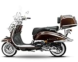 Retro Roller Easy Cruiser Chrom 50 ccm mokkabraun...