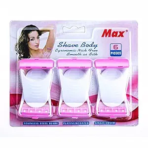 T TOPLINE Max Disposable Body & Bikini Shaving Razor For Women