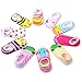 Viskey Pack of 10 Baby Girls Infant Ballet Ballerina Socks packs Anti Slip£¬short