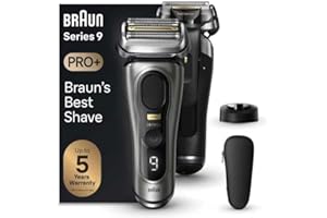 Braun Series 9 PRO+ 9515s, Rasoir Électrique Pour Homme, 5 Éléments De Rasage, Tondeuse De Précision Intégrée, Base De Recharge, Étanche, 60 Min D'autonomie, Fabriqué En Allemagne, Graphite