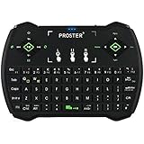 Gaming Keyboard 2.4G Mini Rechargeable Keyboard Touchpad Mouse Combo with Right Left Mouse Button Multifunctional Remote Control with USB Cable for Google Android TV Box Raspberry Pi 3 PS3 PS4 Xbox One Xbox 360 Smart TV Android TV HTPC IPTV Games Console Etc