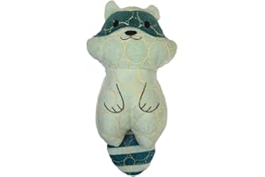 Bite Force Juguete de Peluche Resistente para Perros Wildlife - Fabricado con Kevlar, múltiples Capas con Costuras reforzadas y un chirriador. Ideal para Grandes masticadores (Mapache)