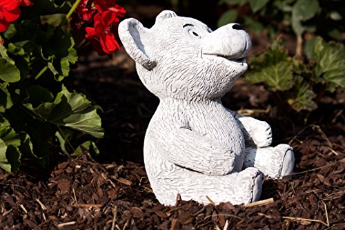 Steinfigur Teddy Bruno, frost- und wetterfest, massiver Steinguss - 2