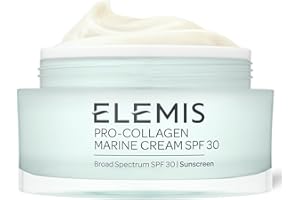 ELEMIS Pro-Collagen Marine Cream SPF30 – Anti-Wrinkle Face Moisturiser, Hydrating Day Cream, 50ml – Original, Ultra-Rich or Rose