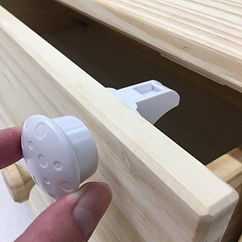 HomySnug Magnetische baby Lock, Kindersicherung magnetschloss für Schränke und Schubladen 8 Schlösser und 2 Schlüssel - 6