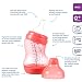 Difrax S-Baby Bottle (200 ml, Coral, Wide)