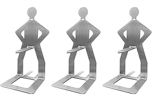 CWPFVQA Support à Saucisses Gril Vertical 3 Pièces Acier Inoxydable - Accessoires Multifonctionnels Extérieurs