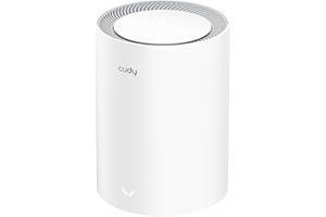 Cudy BE3600 Sistema WiFi 7 Mesh Doble Banda, Amplia Cobertura para Toda la casa, Puerto 1G, Ideal para Streaming 8K, Multi-VPN y App Compatiple, M3600 1-Pack