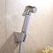 KES LP903 Toilet Hand Held BRASS Bidet Shattaf Cloth Diaper Sprayer with 59-inch Extra Long Hose and Bracket Holder, Chrome