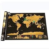 ★CON LAS BANDERAS DE TODOS LOS PAISES - Mapa mundi de rascar En nuestro mapa mundi rascar, no solo hay la representación geográfica de los países, sino que también cuenta con la bandera nacional correspondiente de cada país y se puede rascar.