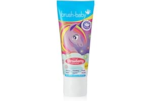 BRUSH-BABY Dentifricio alla fragola unicorno
