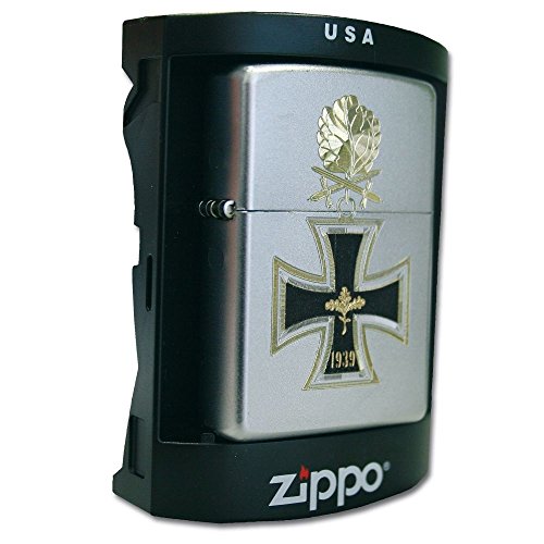 Zippo 13579 Ritterkreuz 1939 mit Eichenlaub Feuerzeug, chrom, silber, 6 x 3,5 x 2 cm - 2