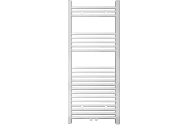 S SIENOC Radiateur de Salle de Bain Sèche-Serviette 1150x500mm Radiateur Tubulaire Vertical Chauffage à Eau Chaude Blanc