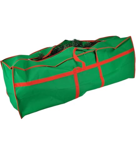 Sacca Per Albero Di Natale Gemokrt 125x38x50cm - Impermeabile Oxford, Rosso - Foto 2