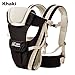 Hibote Newborn Infant Baby Carrier Breathable Ergonomic Adjustable Wrap Sling Khaki