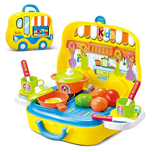 Jeu d'imitation - Mini Cuisine Set avec fruits et légumes