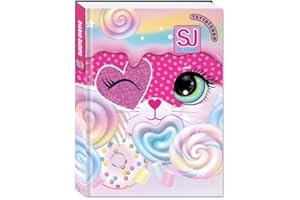 PELLECCHIA 1969 I Diario Grande Agenda Scuola realizzato per SJ GANG ANIMALI GIRL NON DATATO 10 Mesi 20x15 cm (Gattino Rosa)