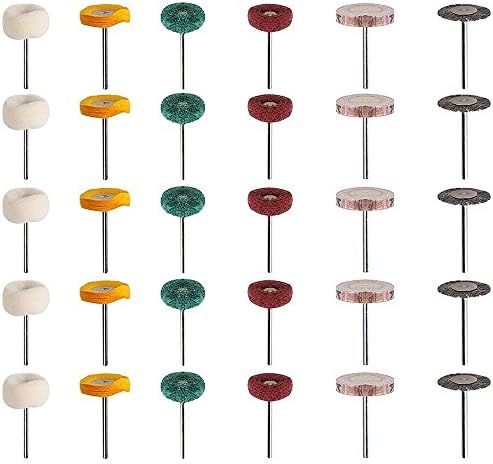 30pcs Polishing Pad Buffing Wheel Brushes Set for Dremel Accessories Rotary Tool