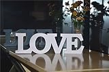 Rainbow Fox PVC Material LOVE Sweetheart Table Decor Holzbuchstaben Wörter Hochzeit Dekoration / Geschenk Ceremonial Décor - 2