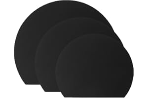 AKINOYAMA TPU Schneidebrett Extra Large rutschfest und leicht zu reinigen spülmaschinenfest BPA-frei fühlt sich an wie die Verwendung eines Bambusbretts messerfreundlich (Halbrundes Set)