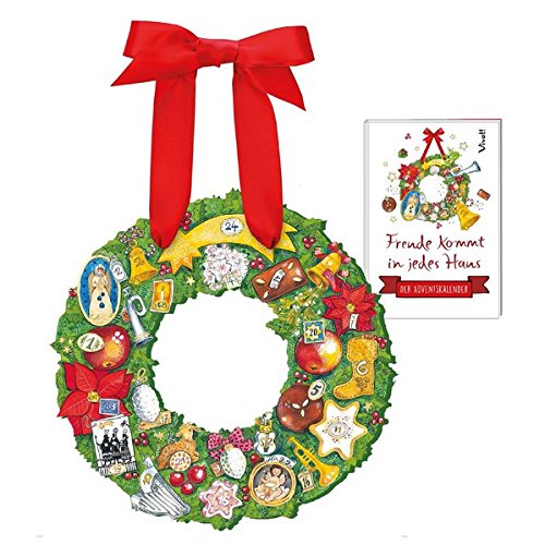 Preisvergleich Produktbild Der Türkranz-Adventskalender »Freude kommt in jedes Haus«: mit Begleitbuch