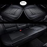 【Material】 Lederautositzbezüge, aus aktivierter Bambuskohle, Schwamm mit hoher Elastizität Innen, wärmeisoliertes Tuch, Halten Sie Hüfte und Rücken bequem in der langen Zeit verwenden.