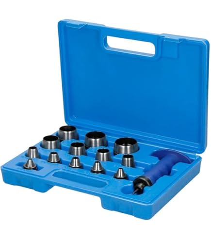 Set 39 Punzoni Per Pelle - Taglio E Foratura, Per Fai-Da-Te E Craft