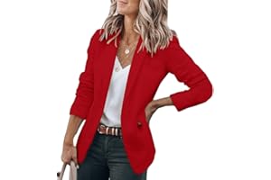 Cicy Bell Giacche da Abito Blazer da Donna Blazer Casual da Donna Giacche da Lavoro a Maniche Lunghe Aperte sul Davanti