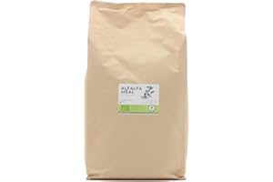 ALMICANNA: Organic Alfalfa Meal 100% Bio Alfalfamehl 3kg - Stickstoff Dünger und Nährstoff Booster für Cannabis - Für Living Soil & KompostTee